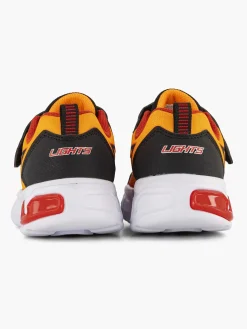 Skechers Jongensschoenen-Oranje Sneaker Lichtjes