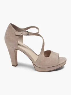 Graceland Hoge Hakken-Oud Roze Sandalette