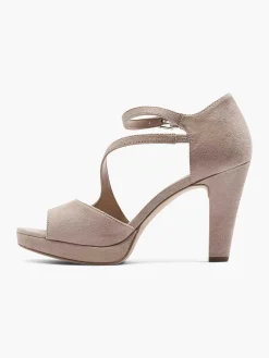 Graceland Hoge Hakken-Oud Roze Sandalette