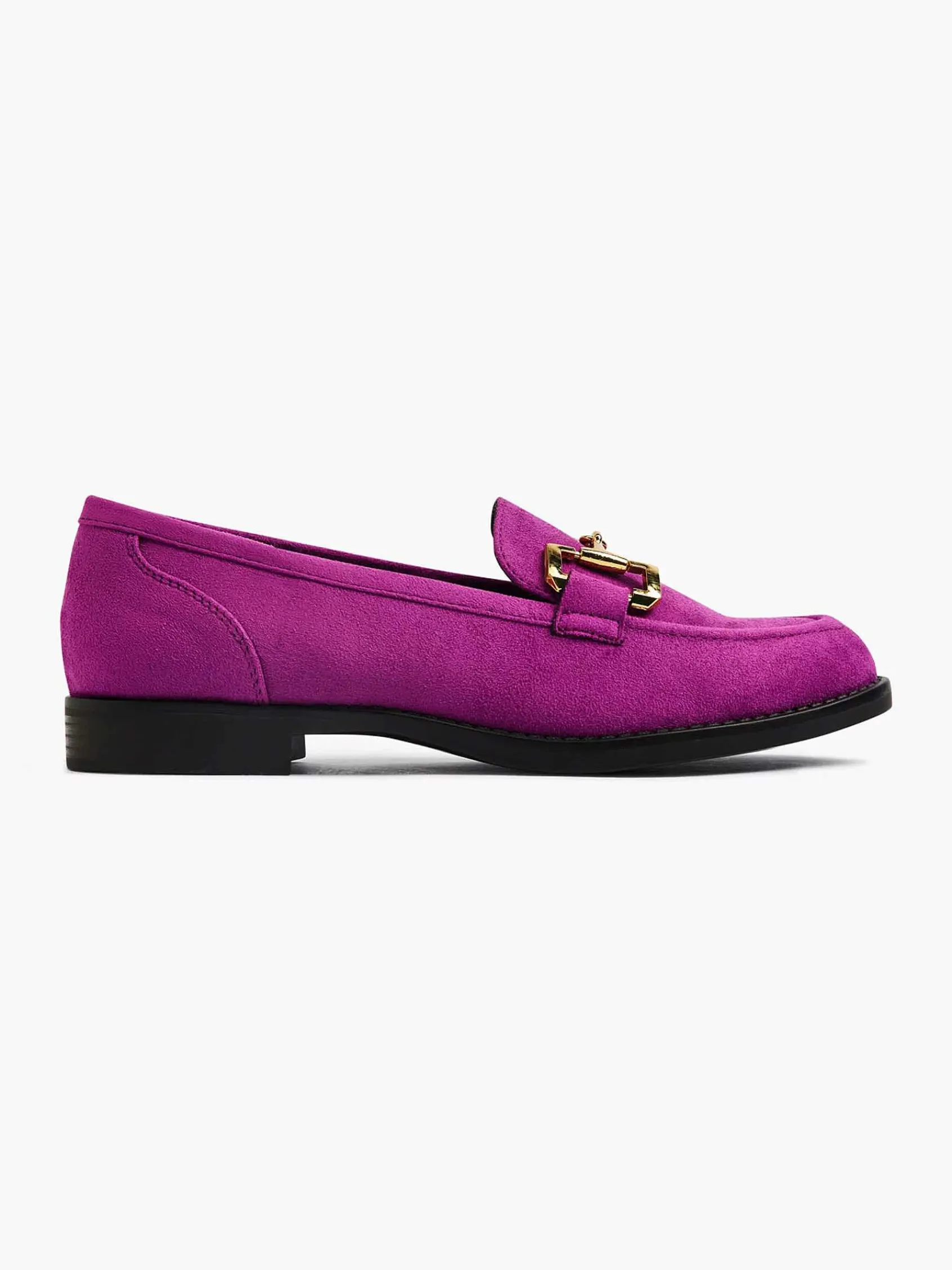Graceland Instappers-Paarse Loafer Sierketting