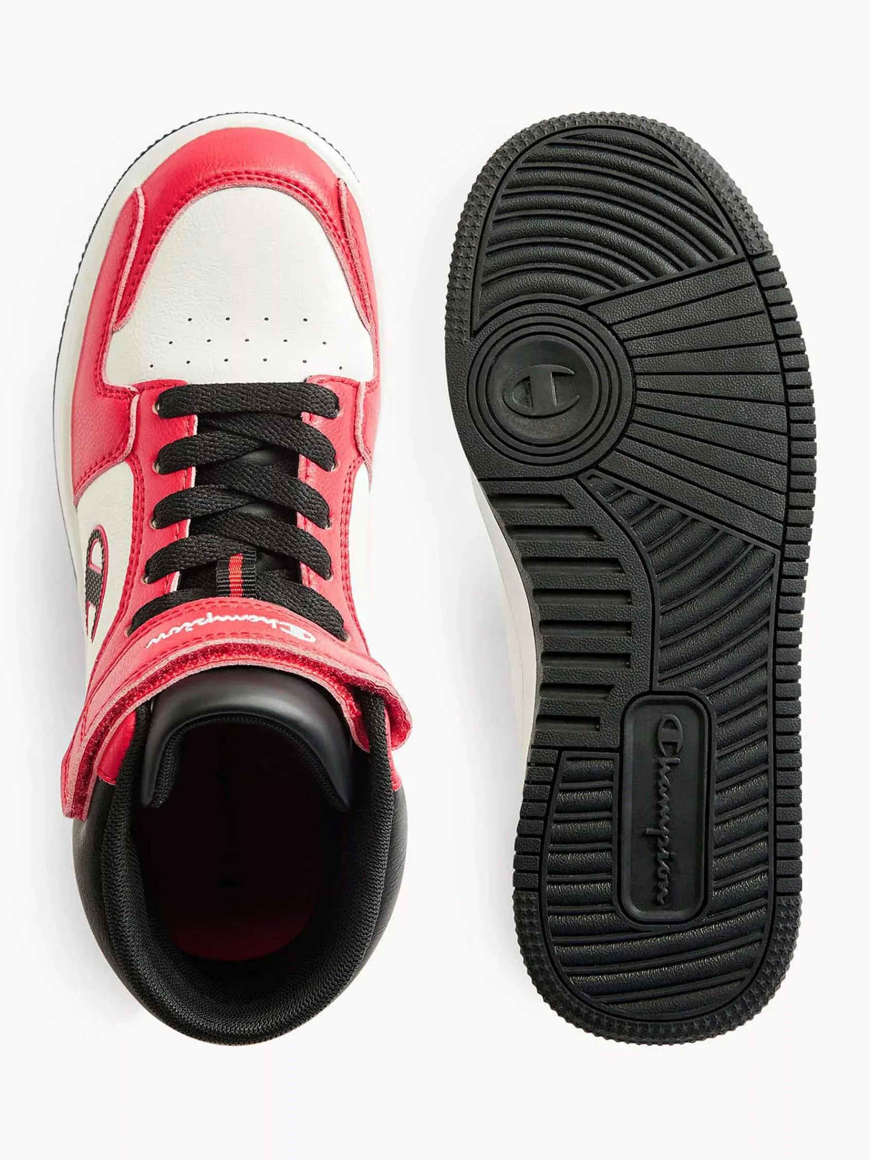 Champion Jongensschoenen-Rode Midcut Shoe Rebound 2.0 Mid