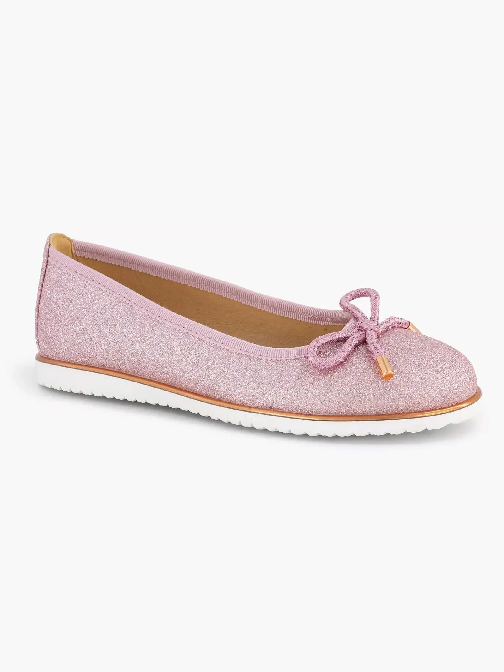 Graceland Jongensschoenen-Roze Ballerina Sierstrik