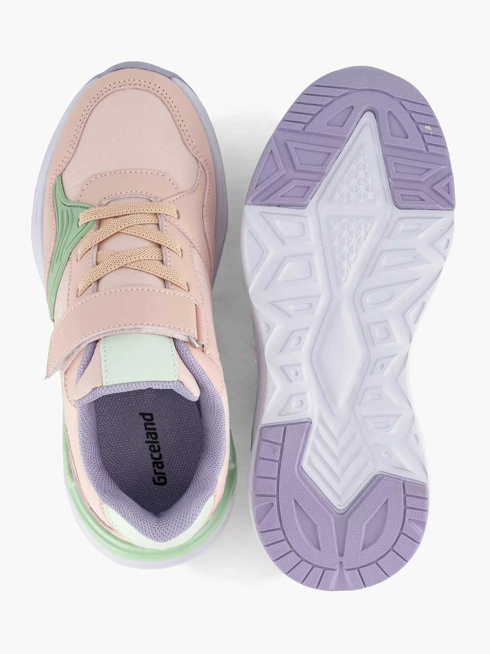 Graceland Jongensschoenen-Roze Chunky Sneaker