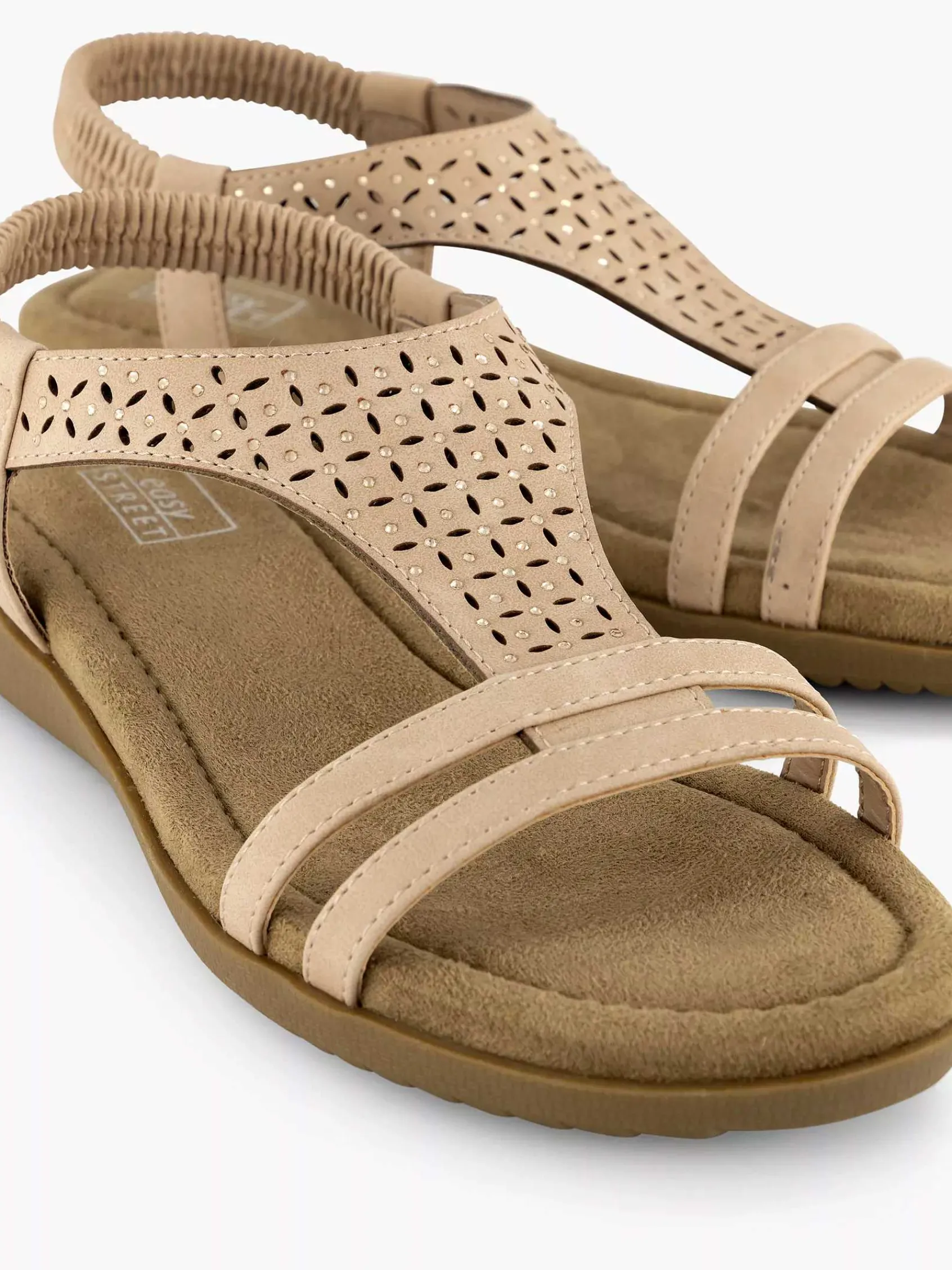 Easy Street Comfort Schoenen-Roze Comfort Sandaal
