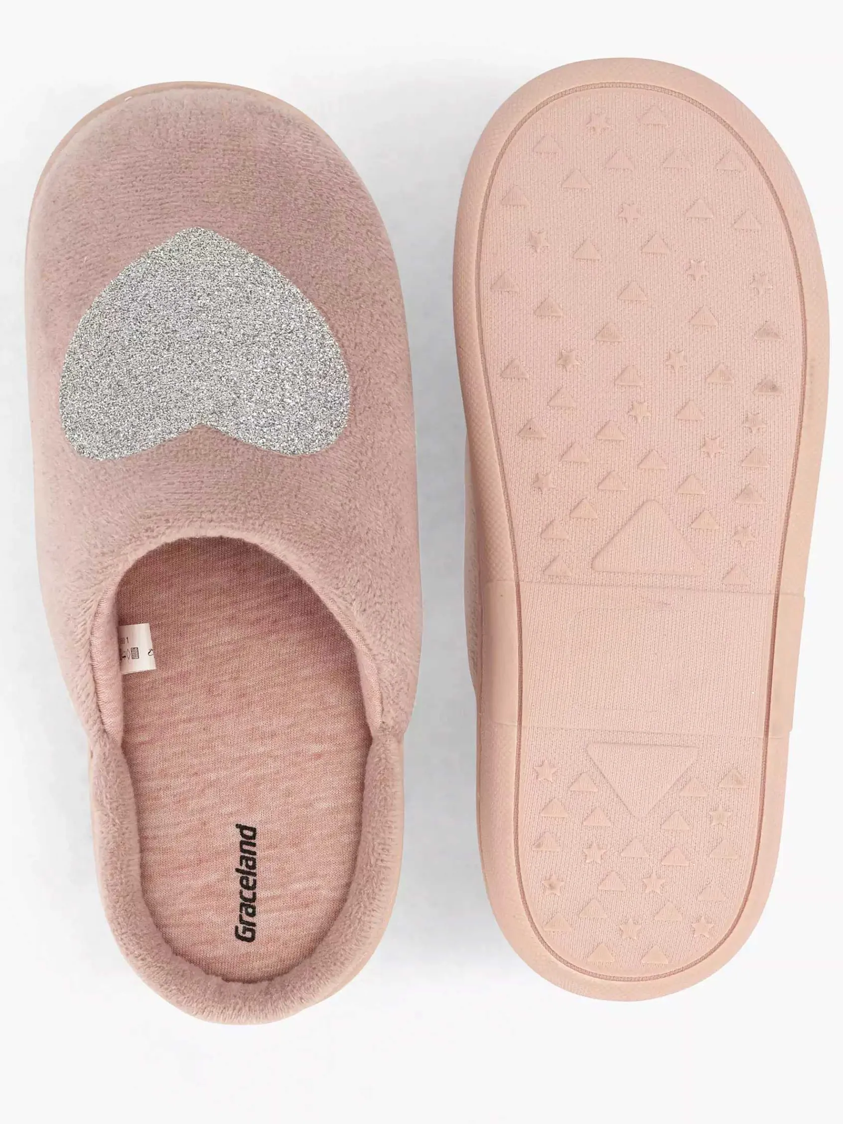 Graceland Jongensschoenen-Roze Instap Pantoffel