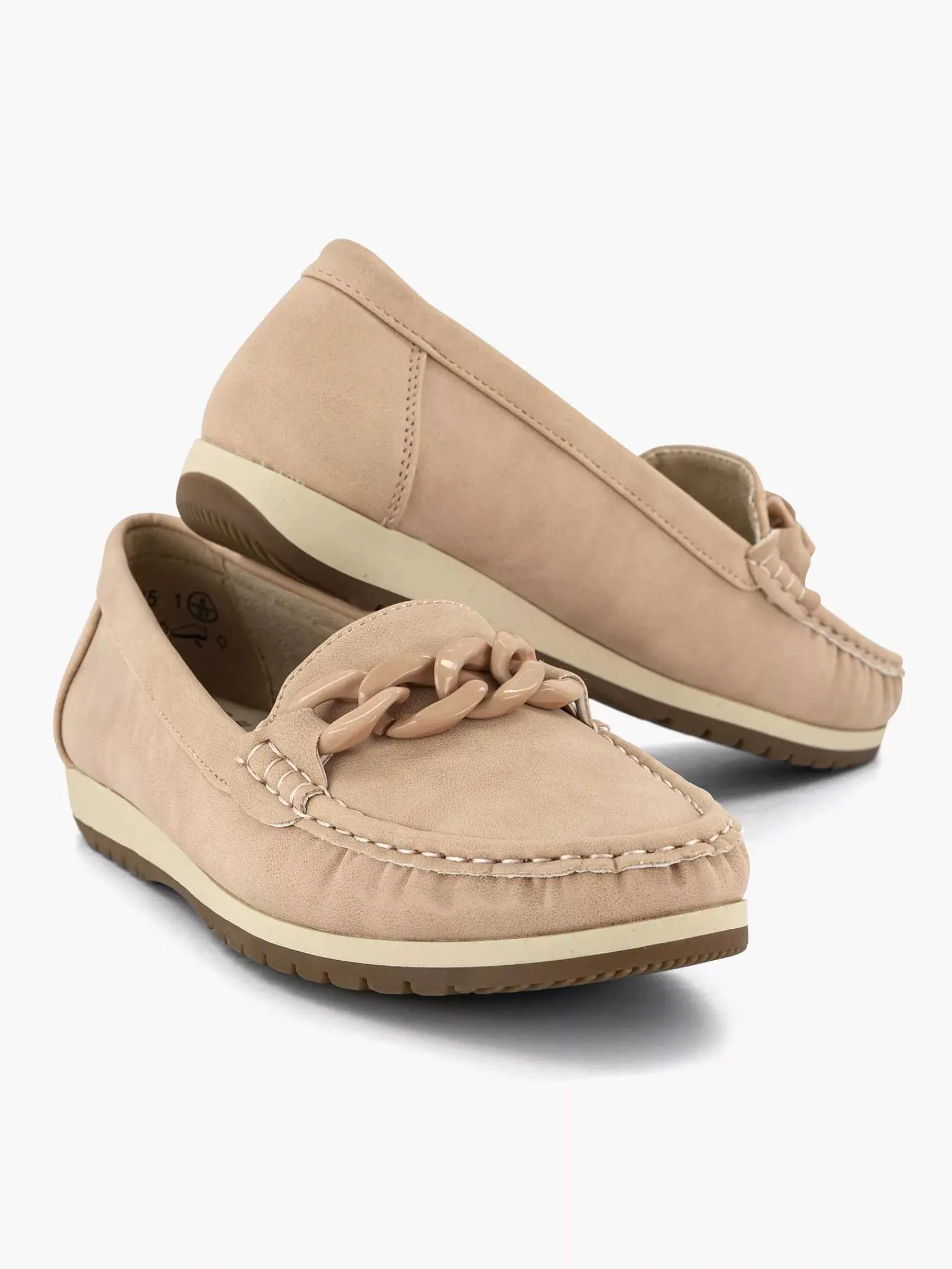 Easy Street Comfort Schoenen-Roze Instapper Sierketting