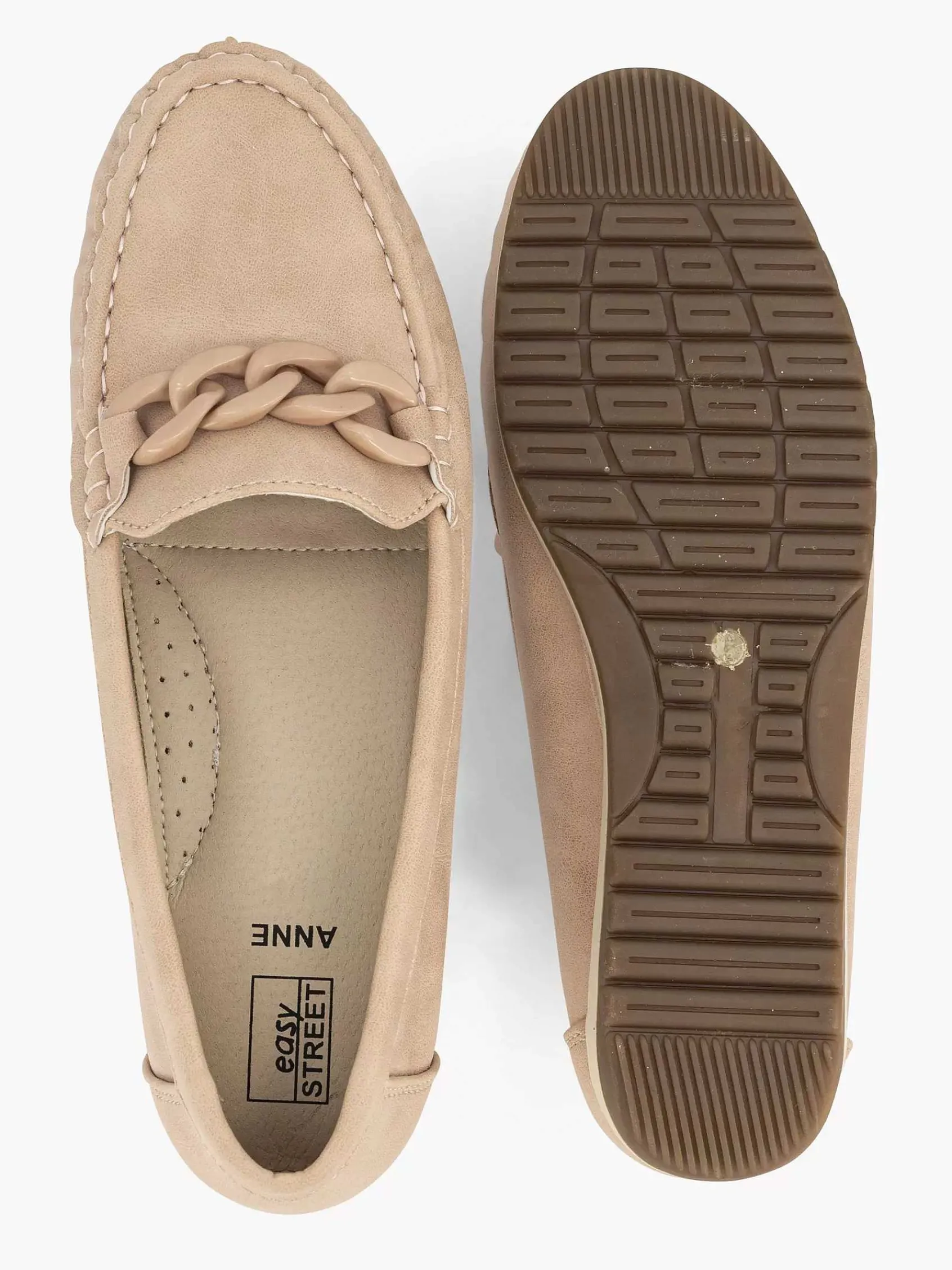 Easy Street Comfort Schoenen-Roze Instapper Sierketting
