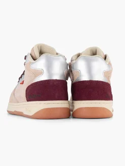 Kickers Babyschoenen-Roze Leren Sneaker