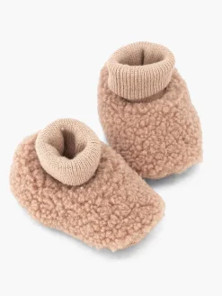 vanHaren Jongensschoenen-Roze Pantoffel Teddy