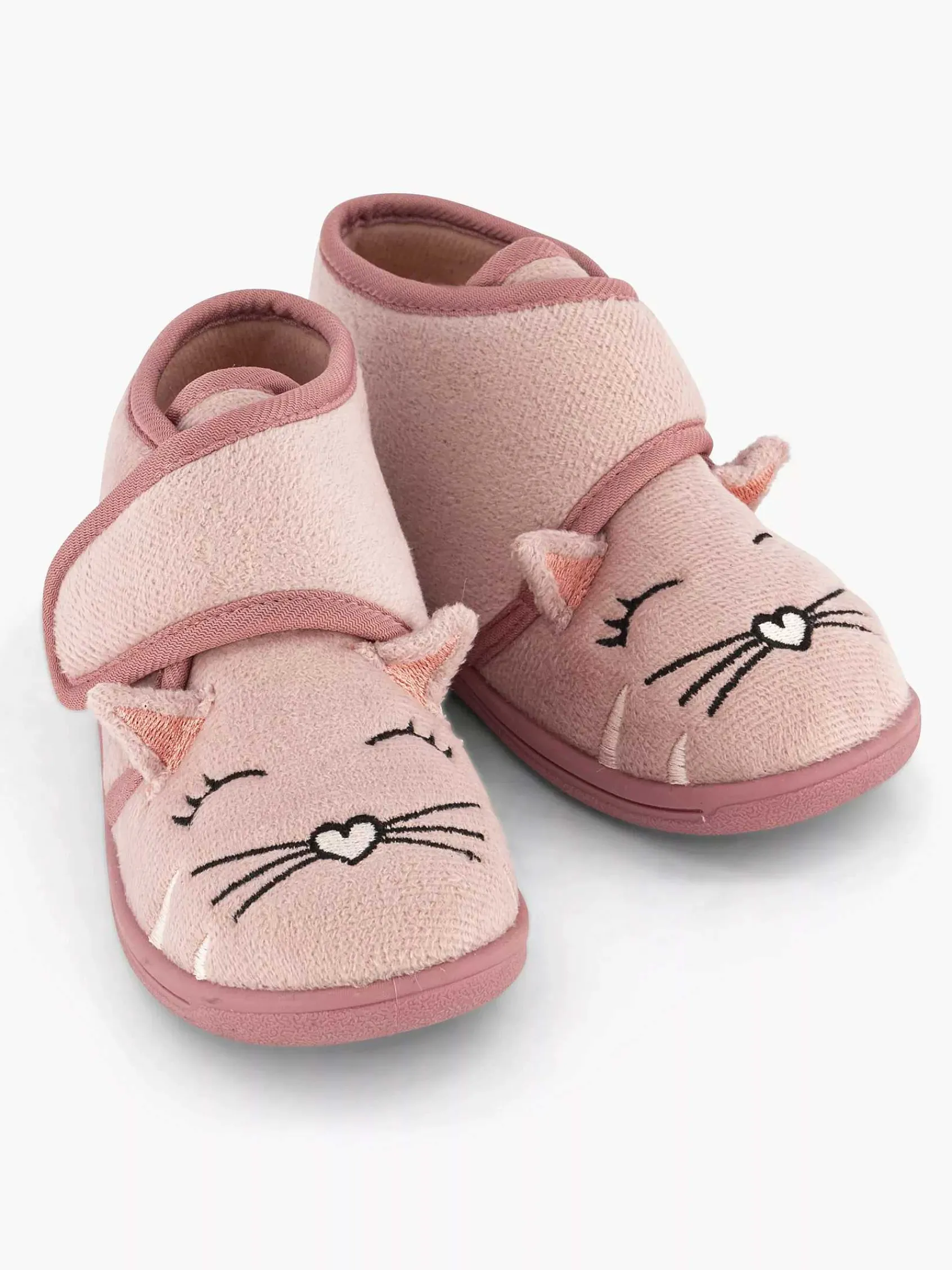 Graceland Jongensschoenen-Roze Pantoffel Velcro