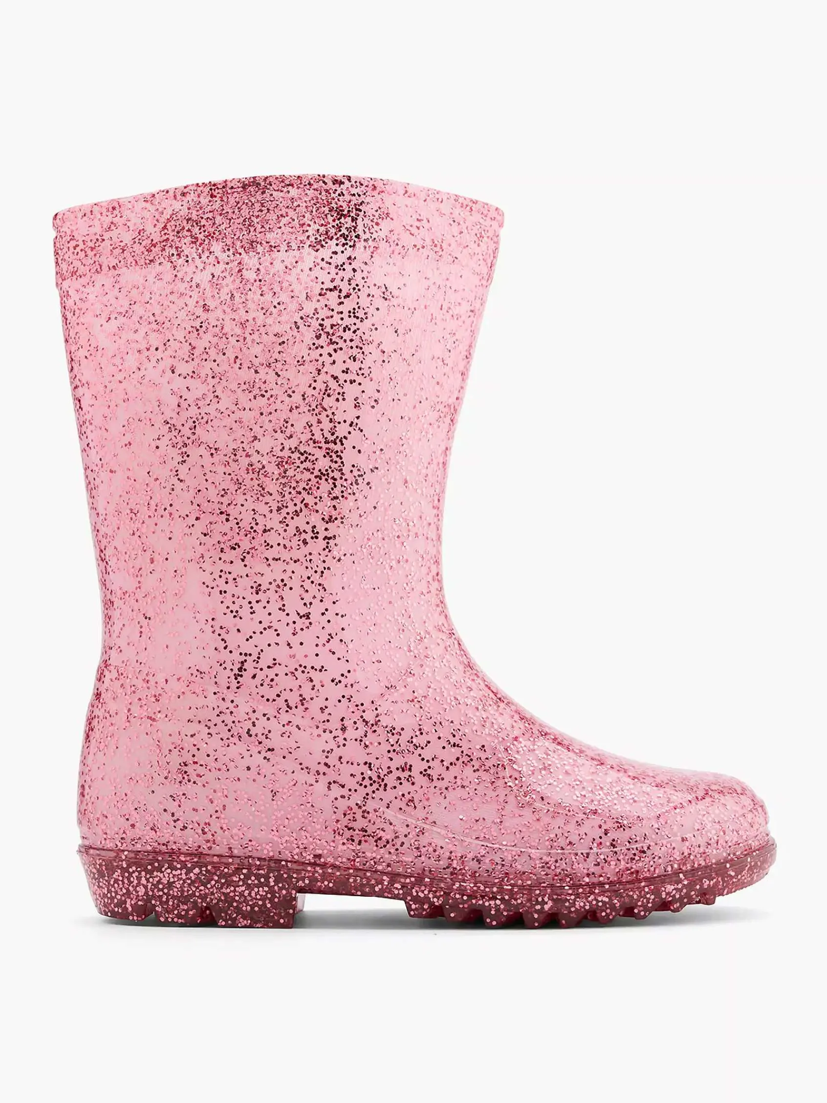 Landrover Jongensschoenen-Roze Regenlaars Glitters