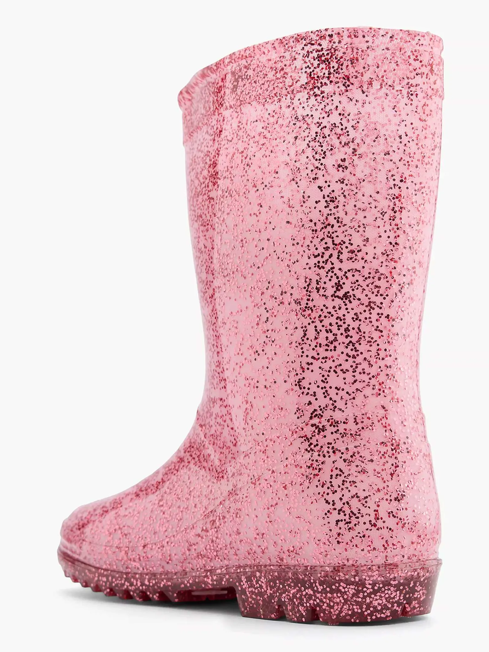 Landrover Jongensschoenen-Roze Regenlaars Glitters