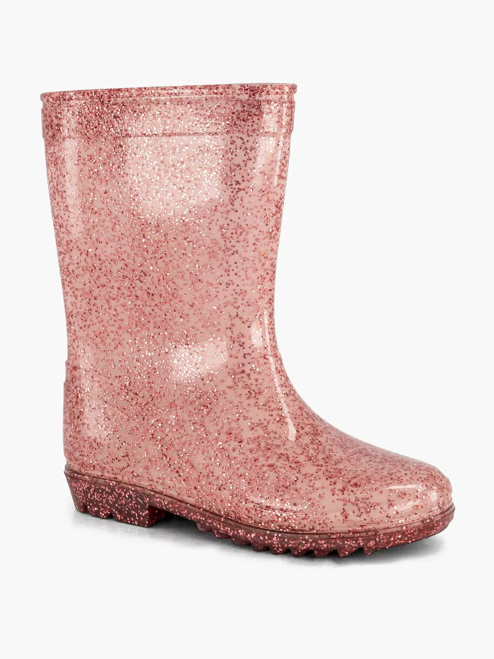 Landrover Jongensschoenen-Roze Regenlaars Glitters