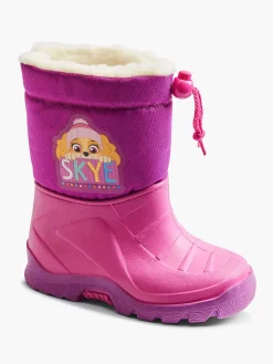 PAW Patrol Babyschoenen-Roze Regenlaars Gevoerd