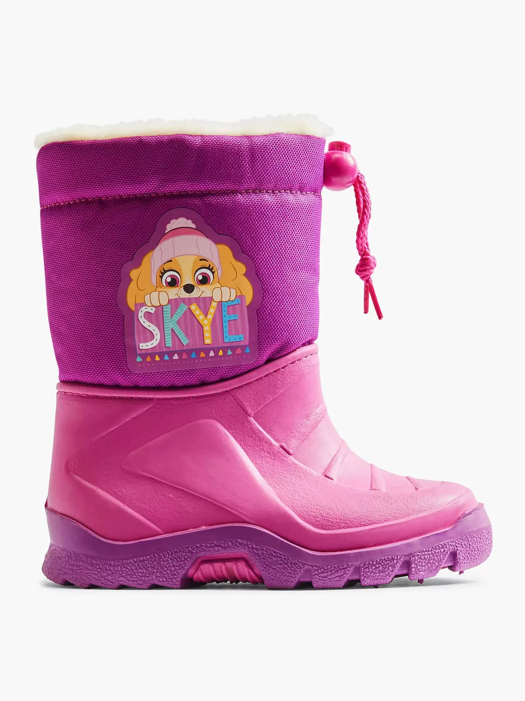 PAW Patrol Babyschoenen-Roze Regenlaars Gevoerd
