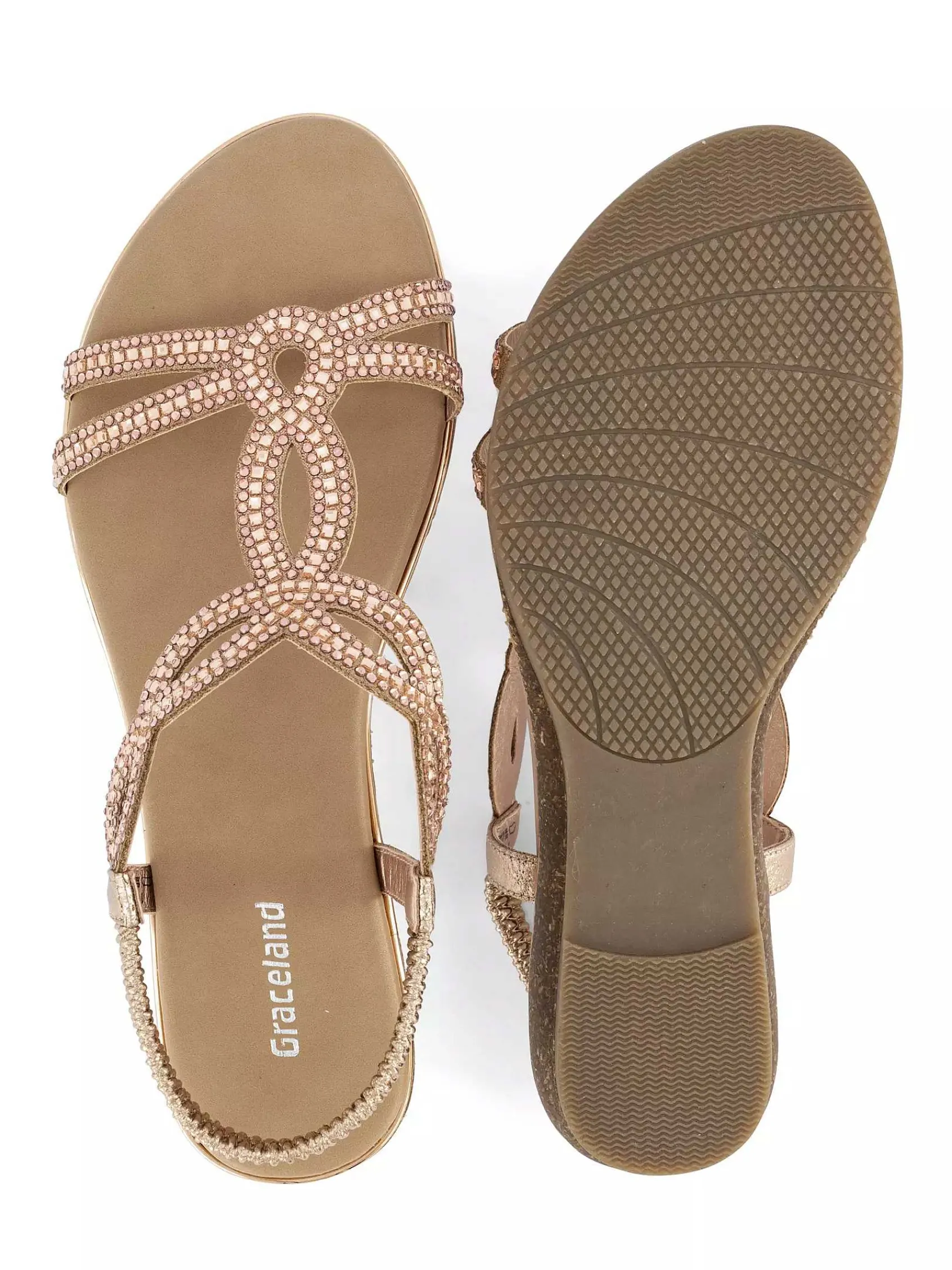 Graceland Sandalen-Roze Sandaal