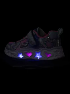 Skechers Babyschoenen-Roze Sneaker Lichtjes