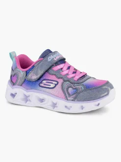 Skechers Babyschoenen-Roze Sneaker Lichtjes