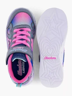 Skechers Babyschoenen-Roze Sneaker Lichtjes