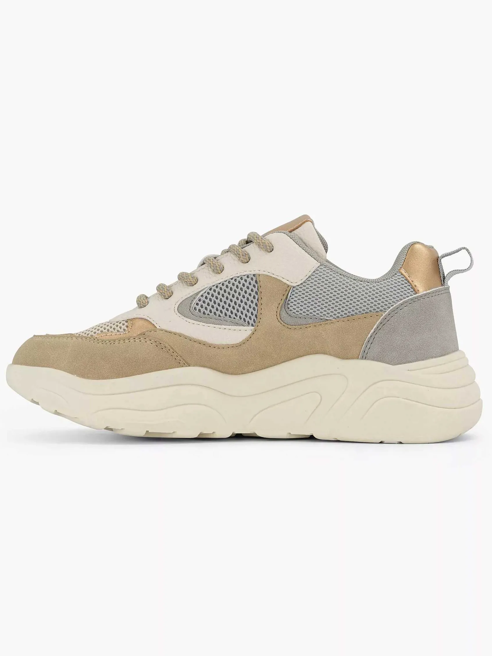 Oxmox Sneakers-Taupe Chunky Sneaker