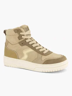 Oxmox Sneakers-Taupe Hoge Sneaker