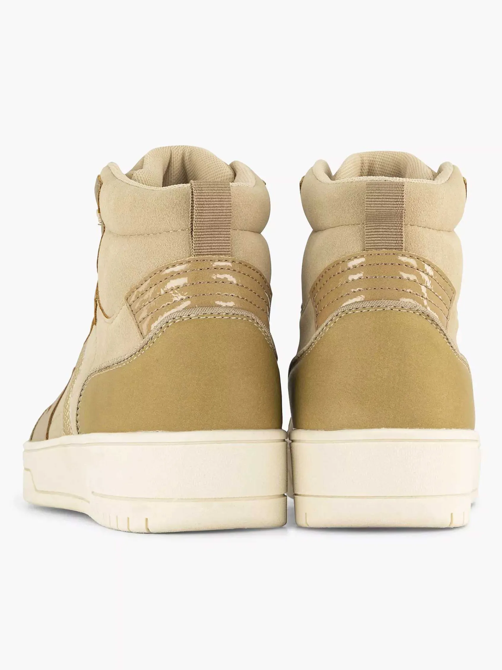 Oxmox Sneakers-Taupe Hoge Sneaker