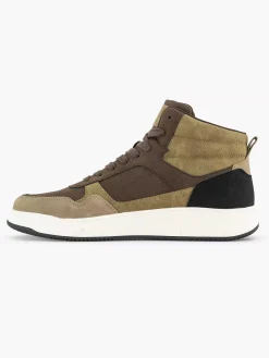 Memphis One Sneakers-Taupe Hoge Sneaker