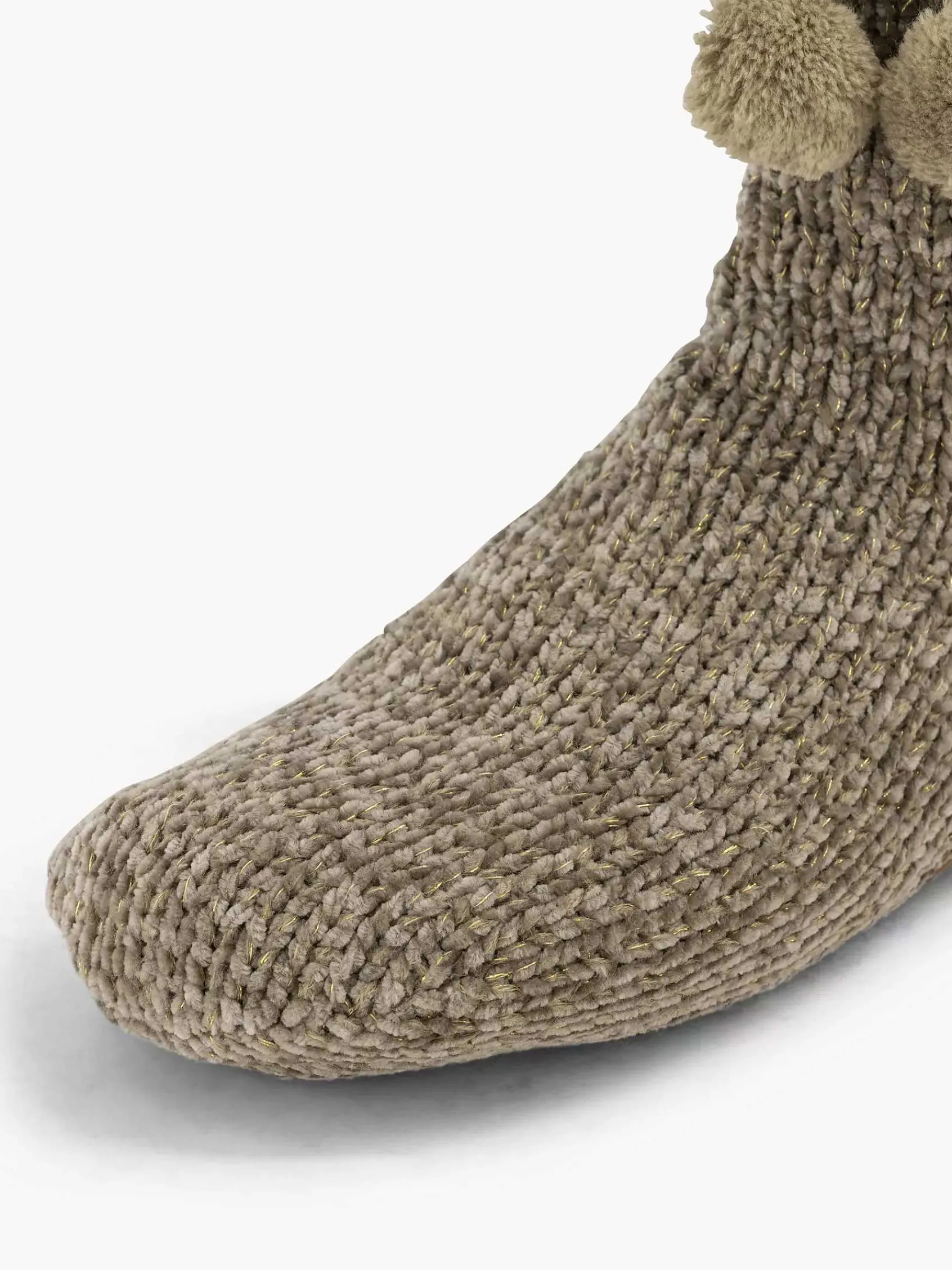 vanHaren Sokken-Taupe Huissok 36-41
