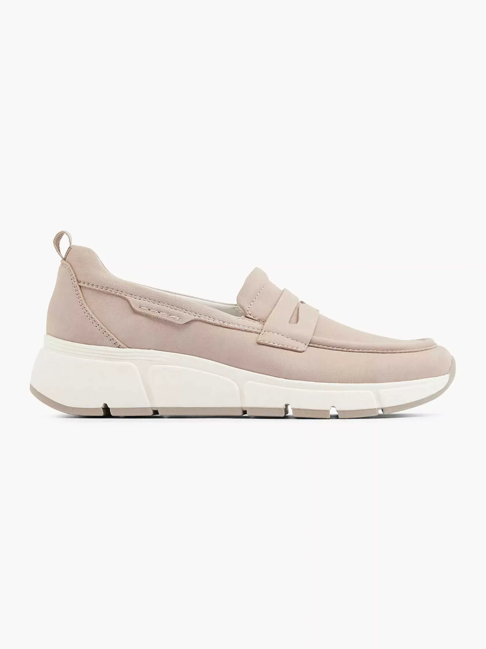 Medicus Comfort Schoenen-Taupe Leren Comfort Instapper