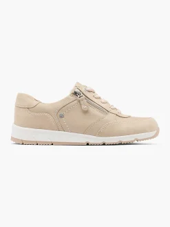 Medicus Comfort Schoenen-Taupe Leren Sneaker