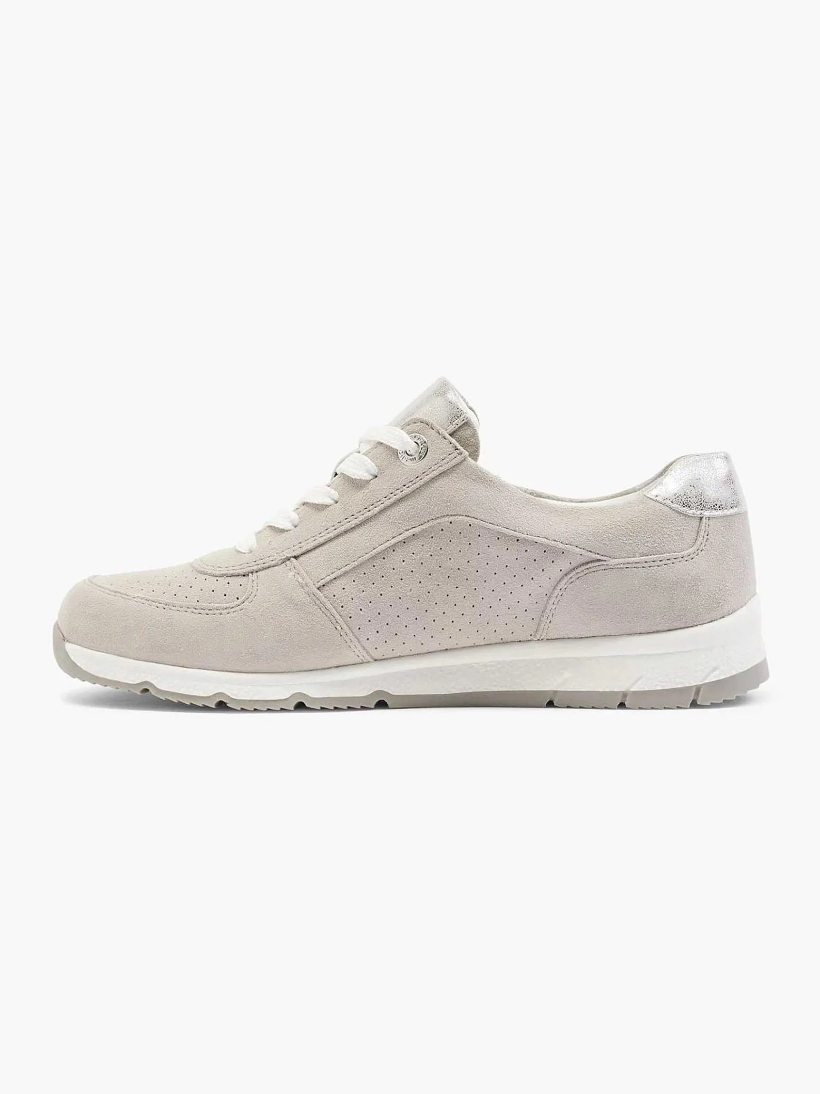 Medicus Comfort Schoenen-Taupe Leren Sneaker