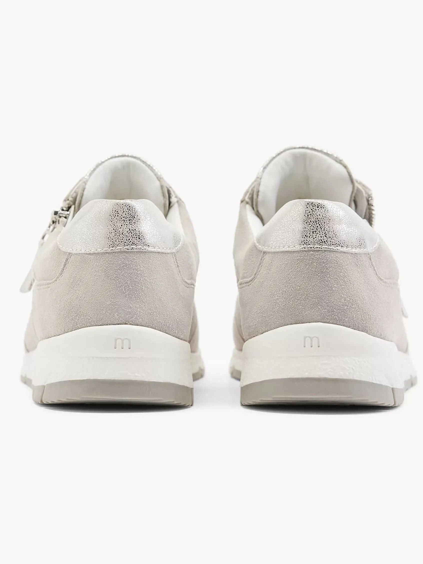 Medicus Comfort Schoenen-Taupe Leren Sneaker