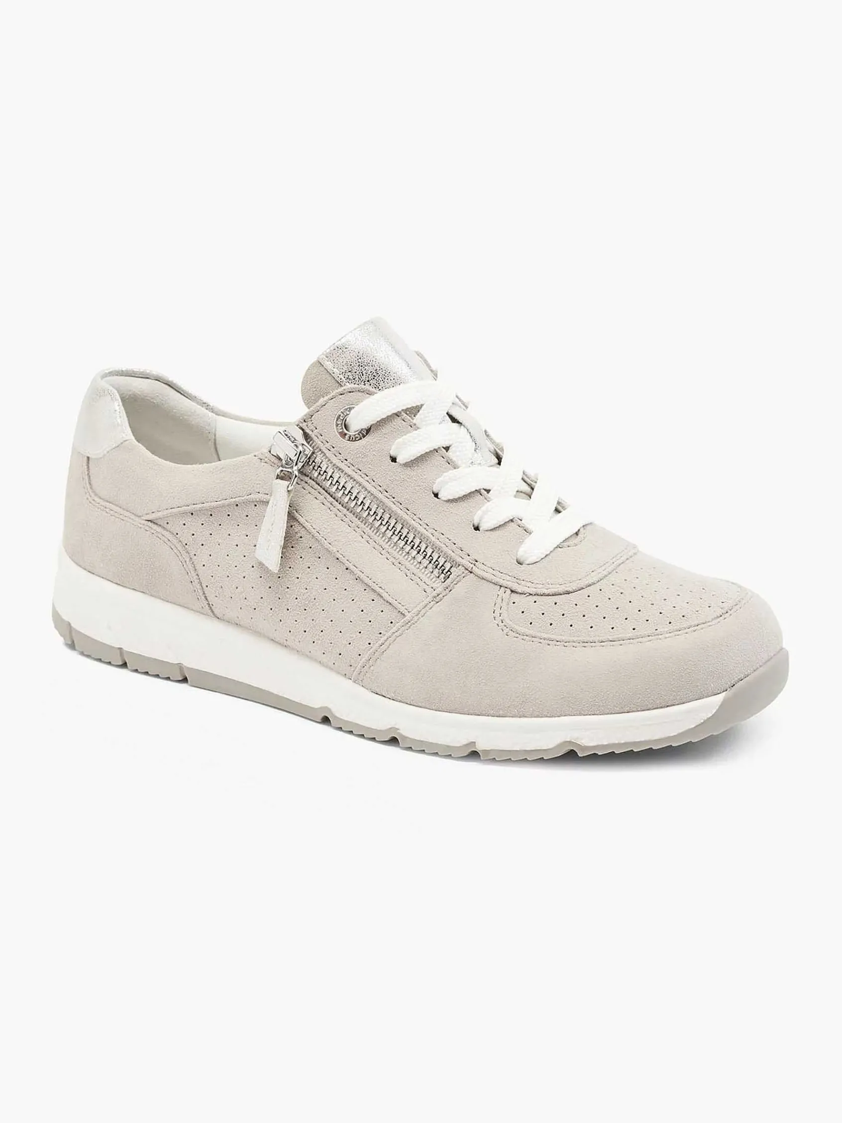 Medicus Comfort Schoenen-Taupe Leren Sneaker