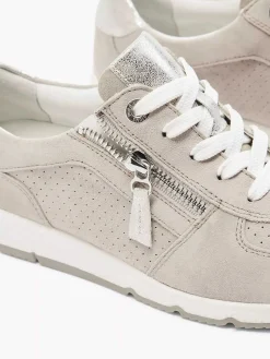 Medicus Comfort Schoenen-Taupe Leren Sneaker
