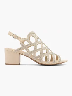 Graceland Sandalen-Taupe Sandalette
