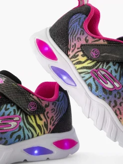 Skechers Jongensschoenen-Veelkleurige Sneaker Lichtjes