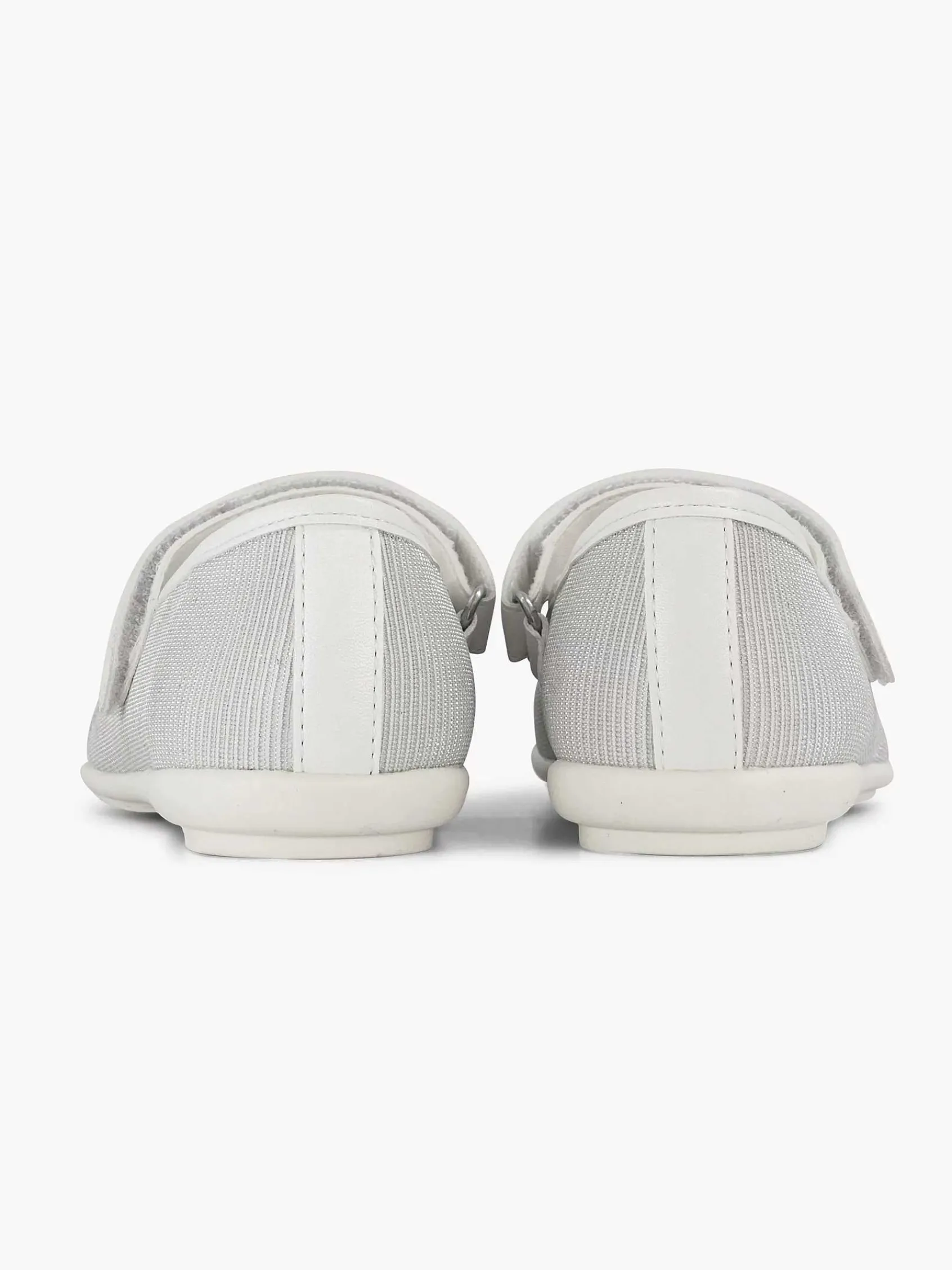 Graceland Babyschoenen-Witte Ballerina Bloemen