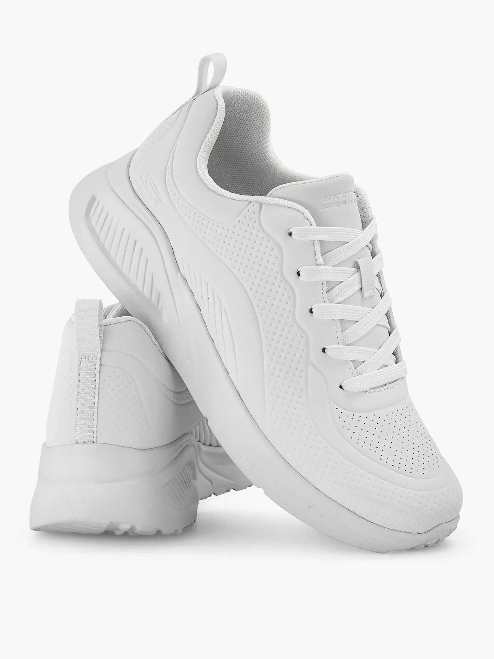 Skechers Sneakers-Witte Bobs Buno - How Sweet