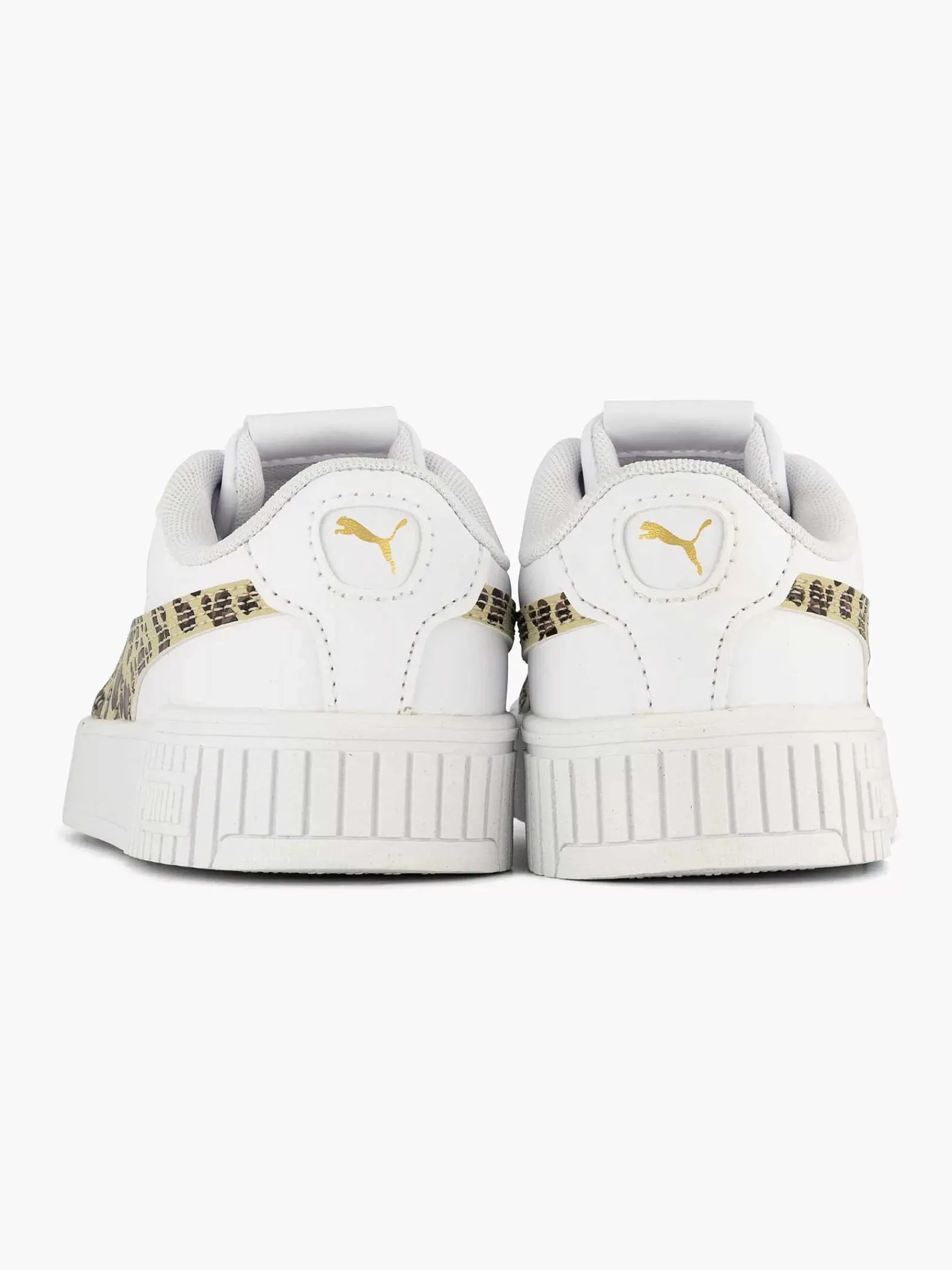 Puma Jongensschoenen-Witte Carina 2.0 Animal Update Ps