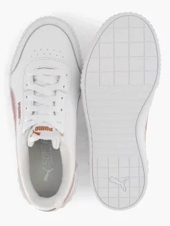 Puma Jongensschoenen-Witte Carina Lift Glitz Jr