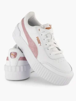 Puma Jongensschoenen-Witte Carina Lift Glitz Jr