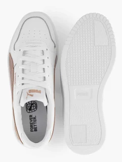 Puma Sneakers-Witte Carina Street Rose