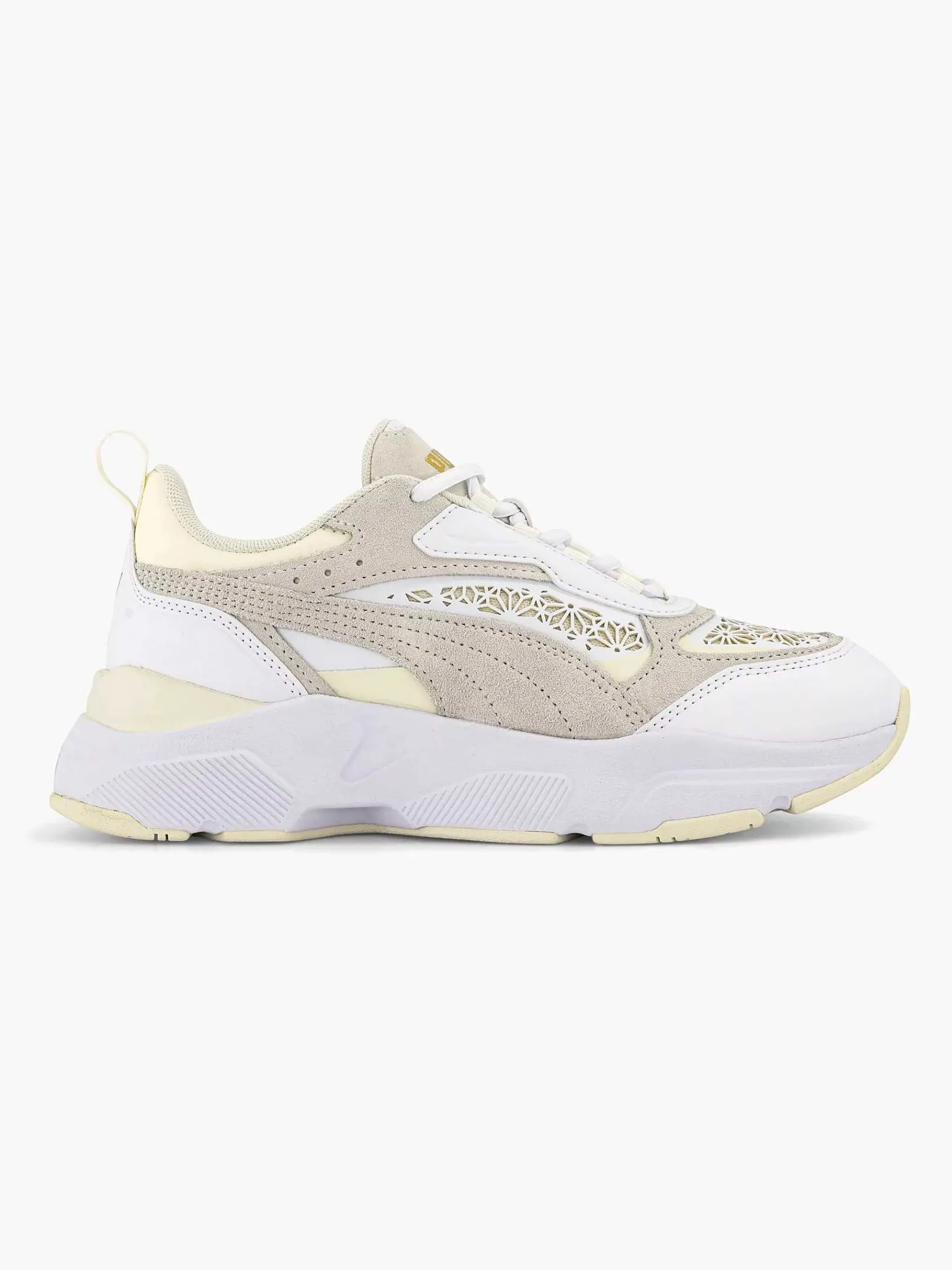 Puma Sneakers-Witte Cassia Laser Cut