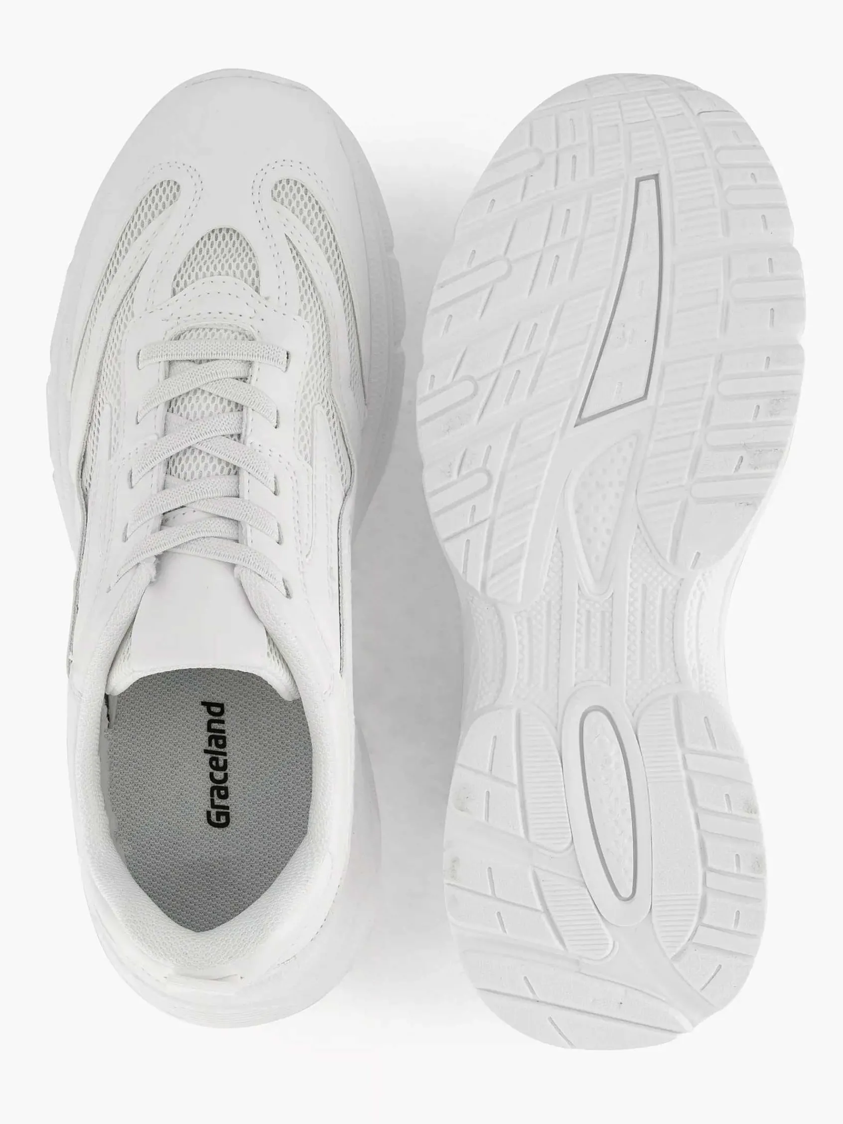 Graceland Sneakers-Witte Chunky Sneaker