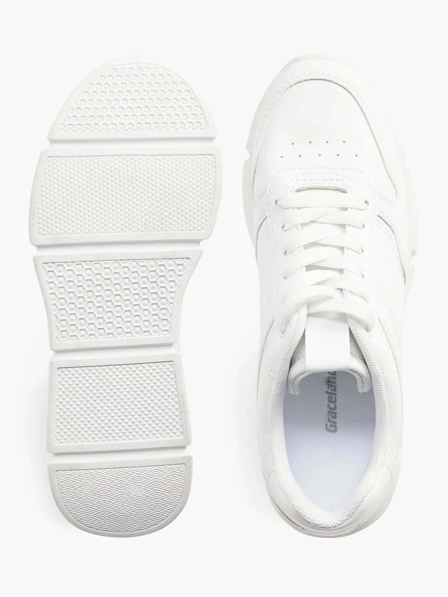 Graceland Sneakers-Witte Chunky Sneaker