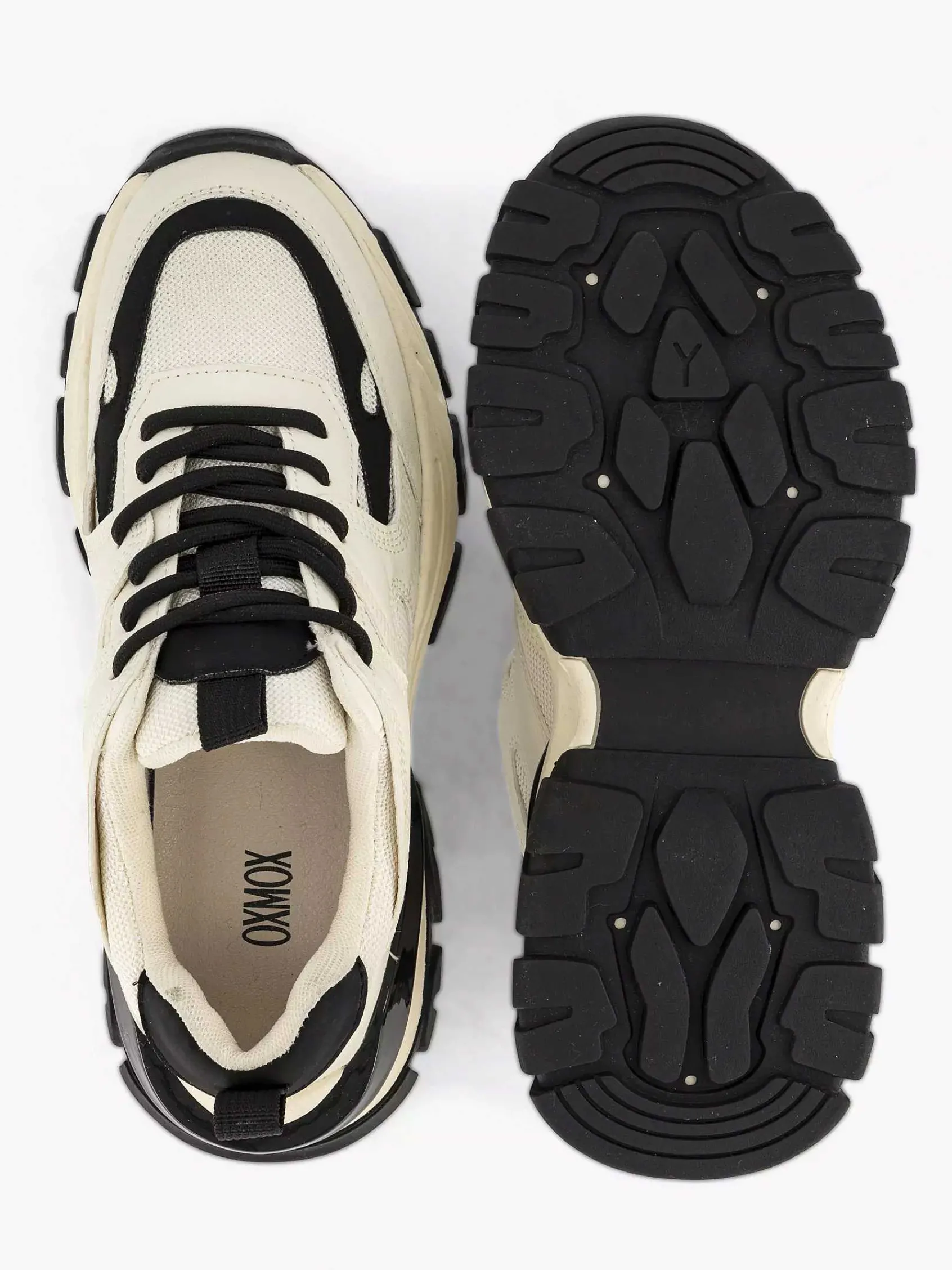 Oxmox Sneakers-Witte Chunky Sneaker