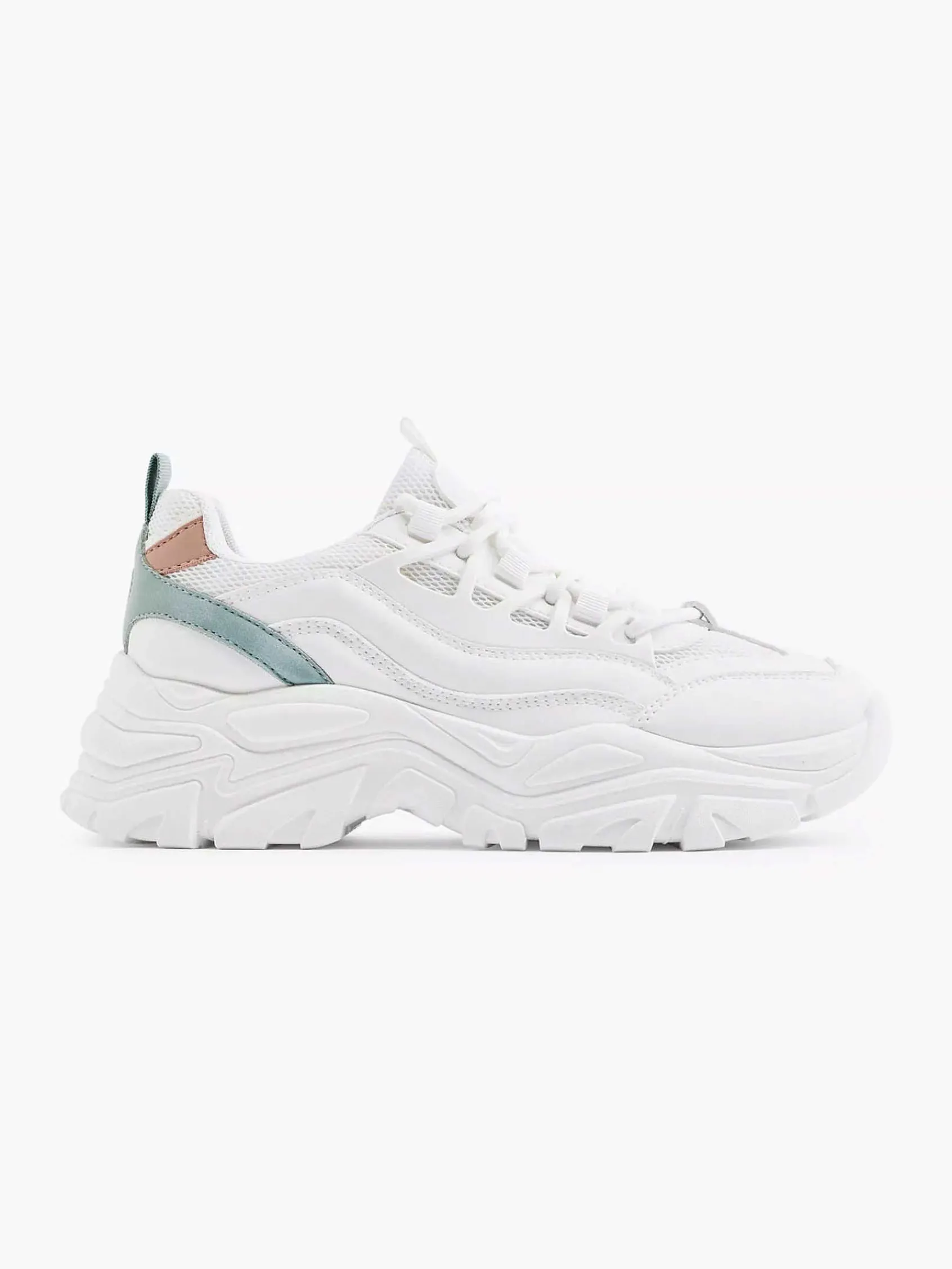 Oxmox Sneakers-Witte Chunky Sneaker