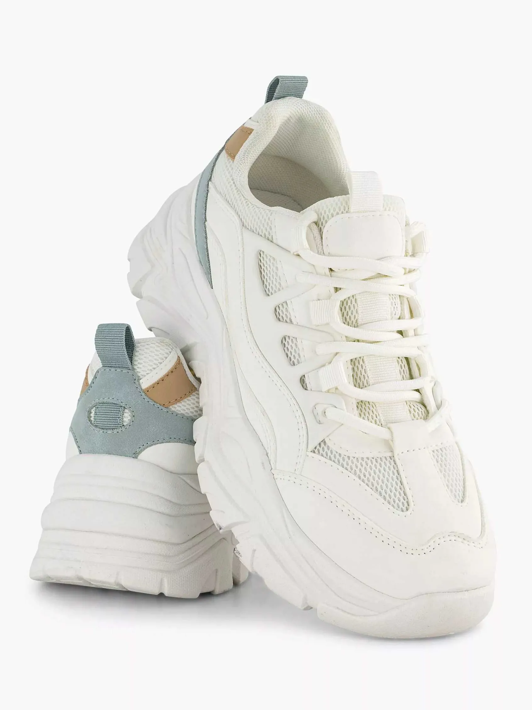 Oxmox Sneakers-Witte Chunky Sneaker