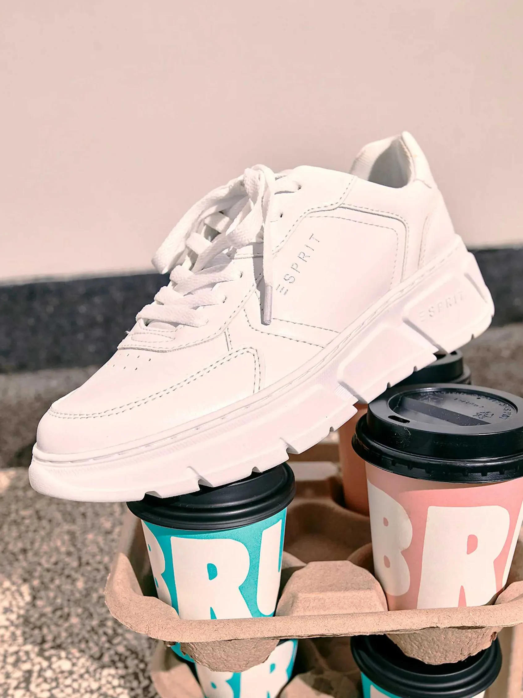 Esprit Sneakers-Witte Chunky Sneaker