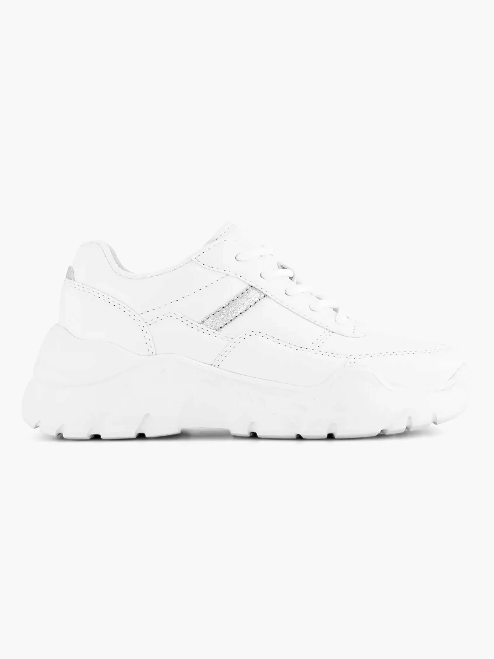 Oxmox Jongensschoenen-Witte Chunky Sneakers